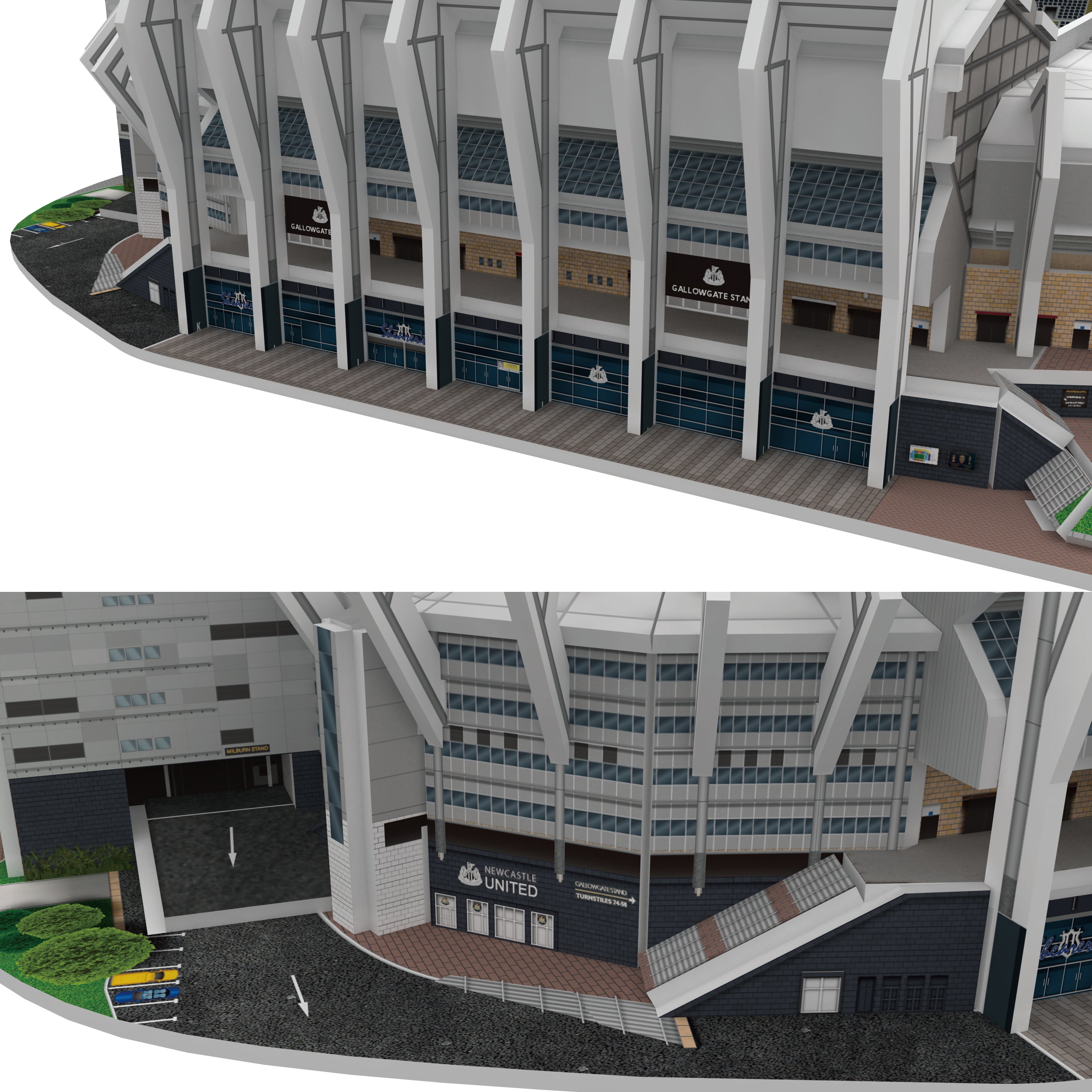 Newcastle united 3D Stadium Puzzle