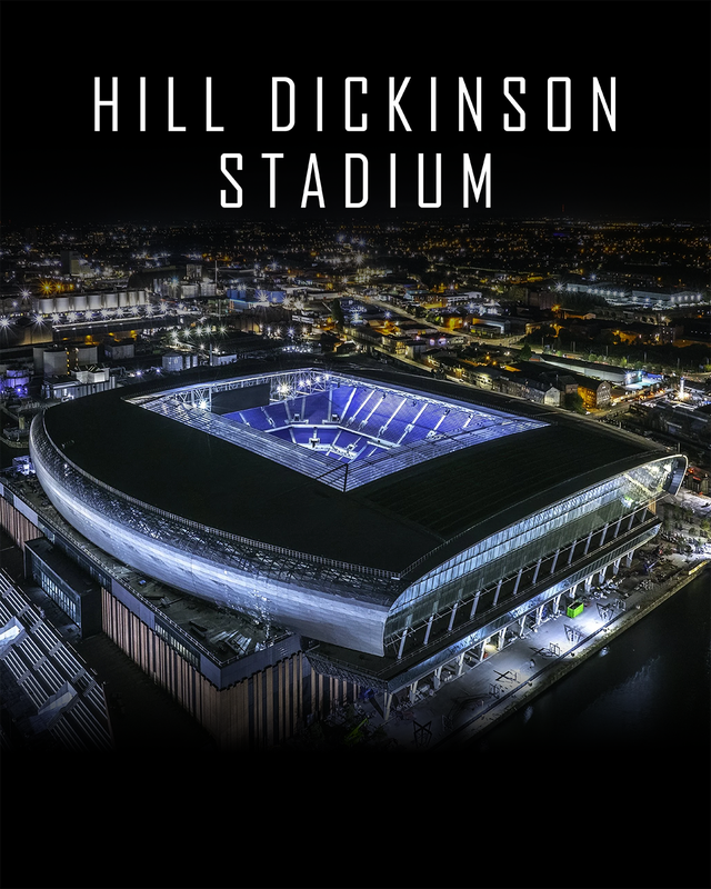 Everton Hilldickinson Stadium At Night