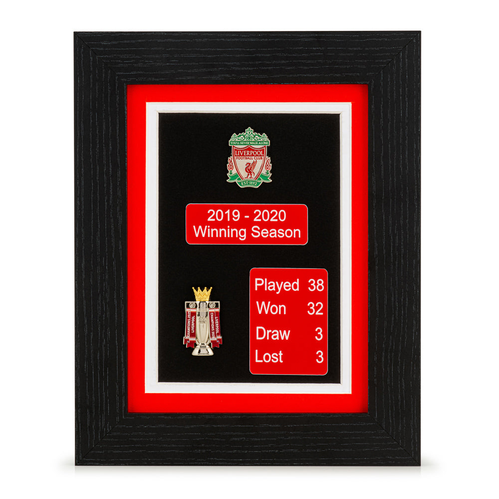 Liverpool Football Club 2025 Winning Season Mini Frame