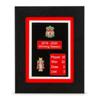 Liverpool Football Club 2025 Winning Season Mini Frame
