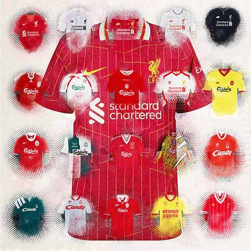Liverpool combo of shirt designs
