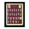 Framed Aston Villa Club History