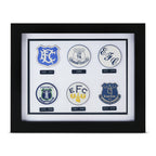 Framed Crest History Everton
