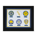 Framed Leeds Crest History