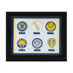 Framed Leeds Crest History