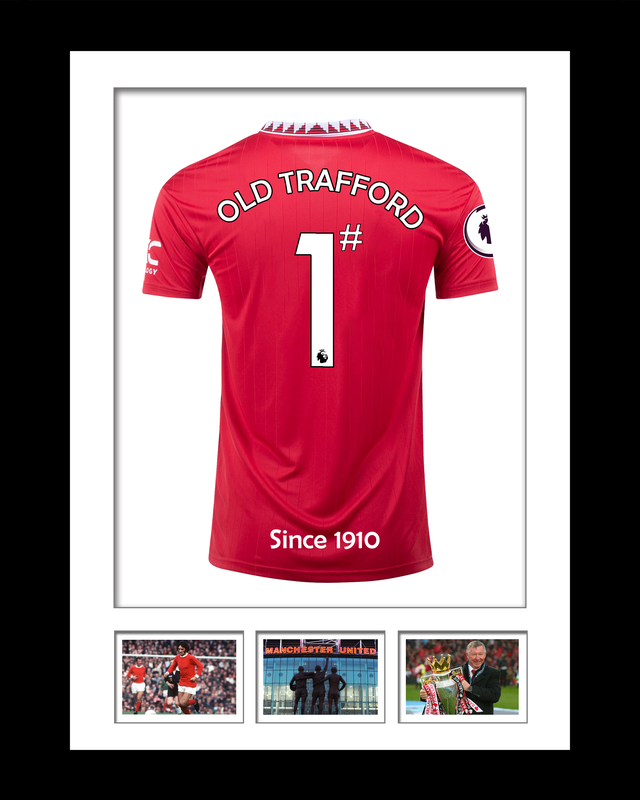 Manchester United Old Trafford Shirt Framed Artwork