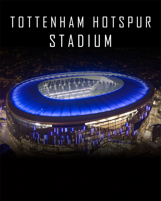 Tottenham Hotspur Stadium At Night